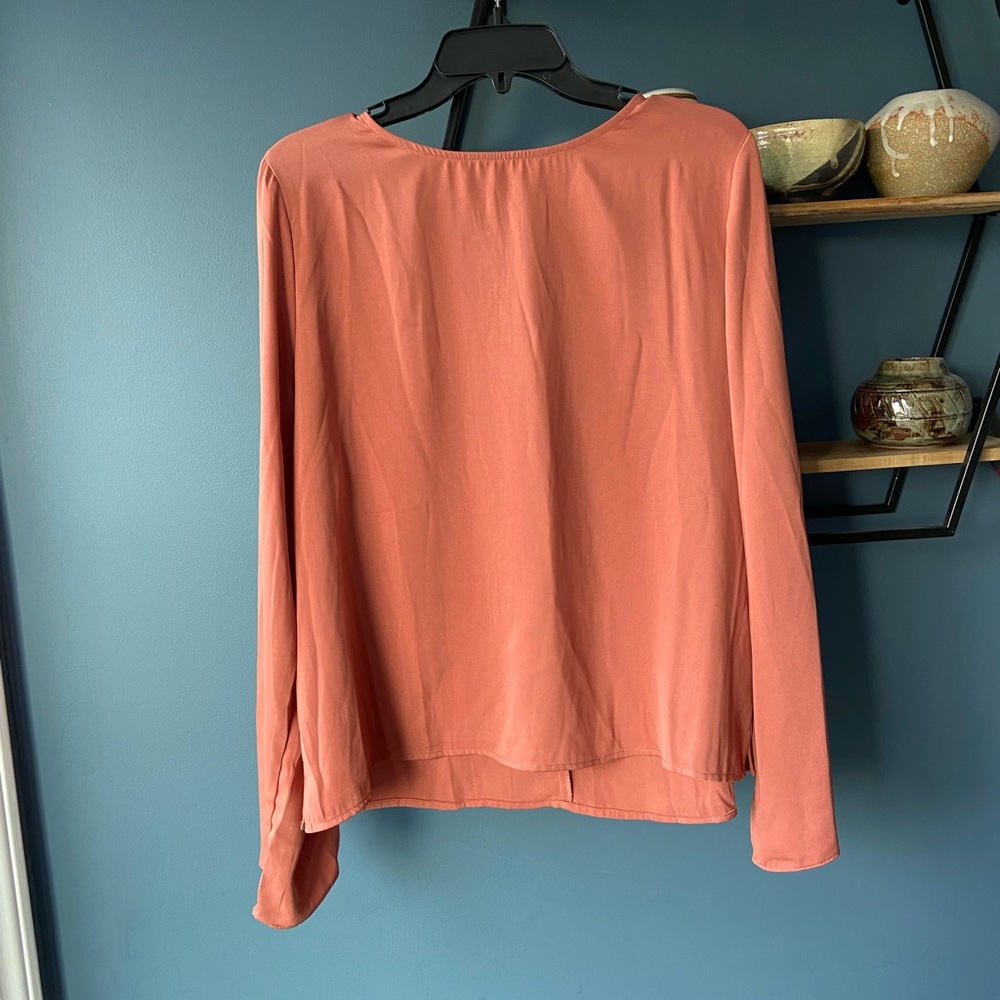 NWT DO+BE Blouse in Terracotta- Size S